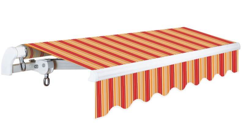 folding lateral arm retractable awning