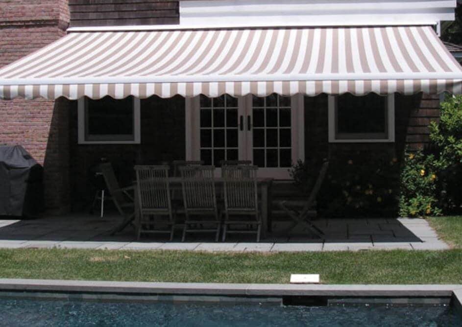 folding lateral arm retractable awning