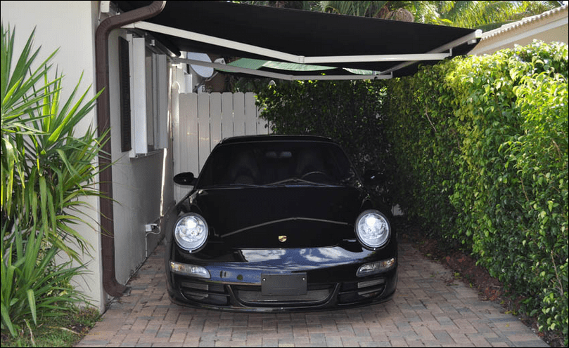 Retractable Garage Awning
