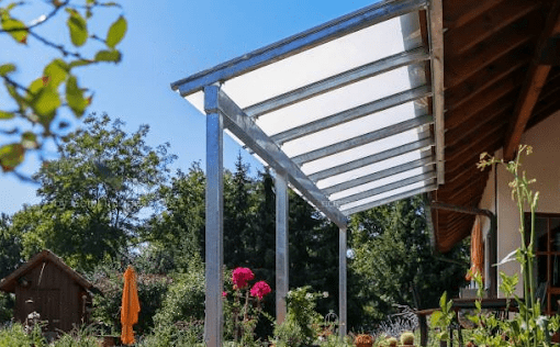 pergola with a retractable roof