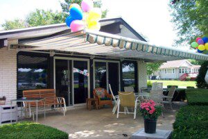 One of the best residential awnings for rain